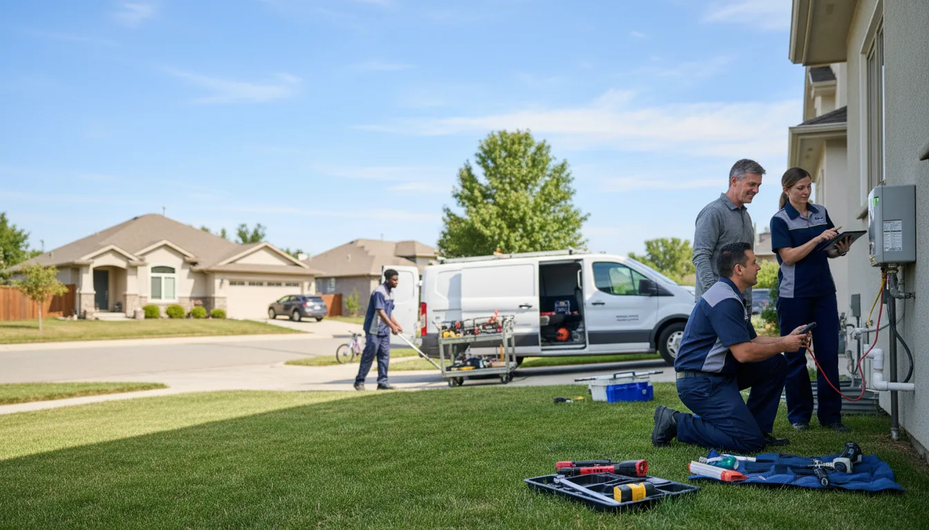 Tankless water heater service in Davidsville, PA